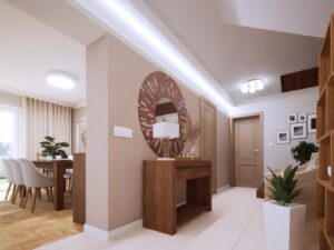 Projektowanie wnętrz Kraków dom salon ()