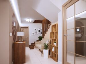 Projektowanie wnętrz Kraków dom salon ()