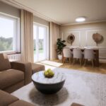 Projektowanie wnętrz Kraków dom salon ()