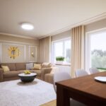 Projektowanie wnętrz Kraków dom salon ()