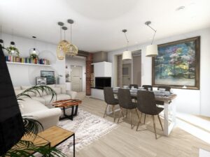 Projektowanie wnętrz Tarnów salon ()