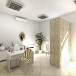 Projekt wnętrz salon kosmetyczny