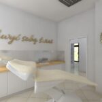 Projekt wnętrz salon kosmetyczny