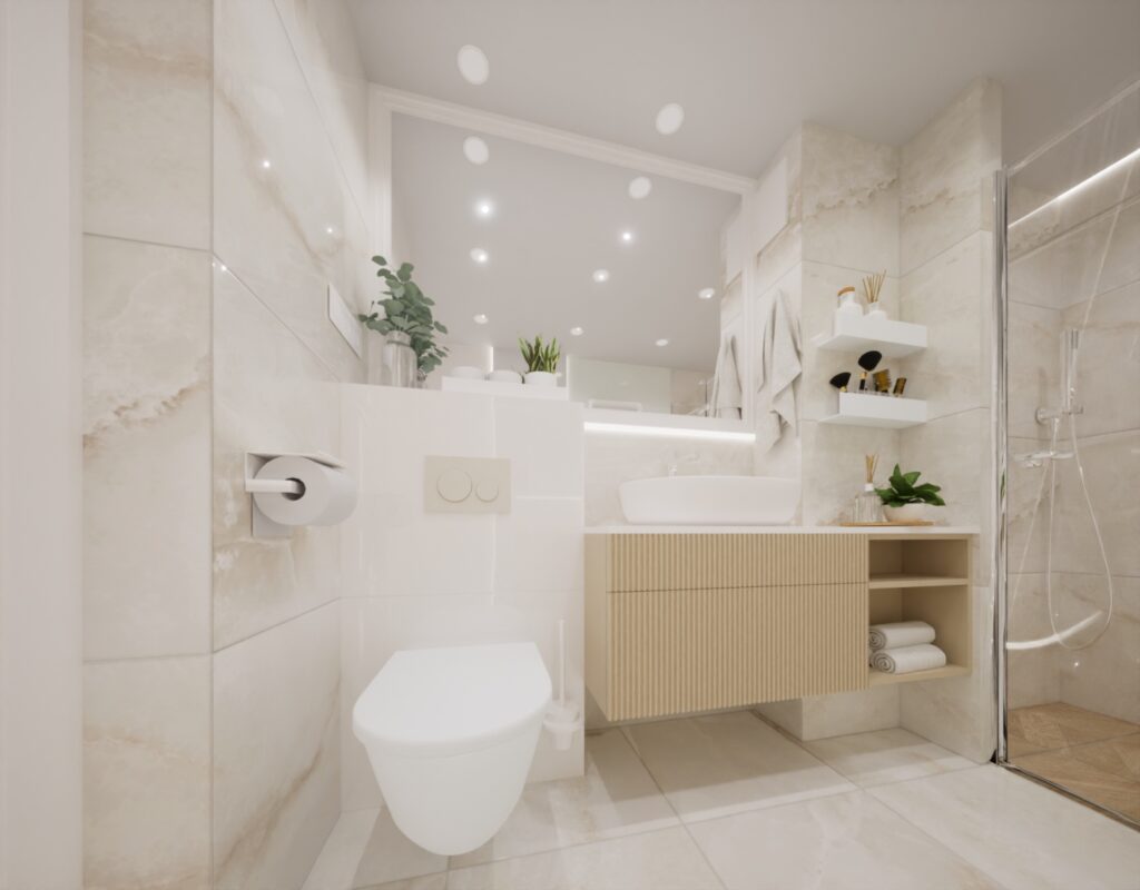 portfolio Damaris projektowanie łazienki Nowy Sącz